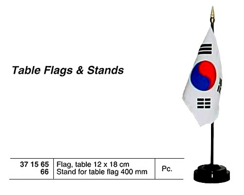 371565 TABLEFLAG&STAND,12x18CM