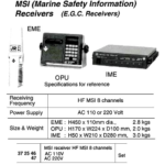 372547 MSIRECEIVER,HF,AC220V