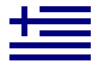 373184 NATIONALFLAG,SIZE:2'x3',GREECE