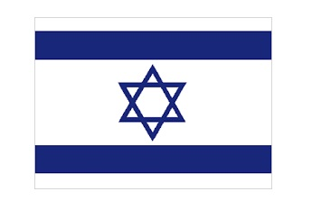 373204 NATIONALFLAG,SIZE:2'x3',ISRAEL