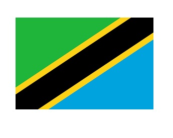 373314 NATIONALFLAG,SIZE:2'x3',TANZANIA