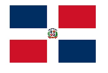 373462 NATIONALFLAG,SIZE:3'x4',DEMINICANREPUBLIC