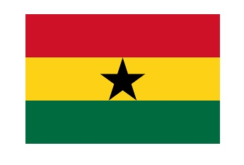 373482 NATIONALFLAG,SIZE:3'x4',GHANA