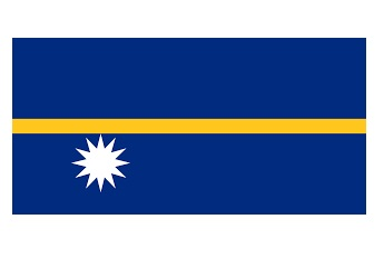 373549 NATIONALFLAG,SIZE:3'x4',NAURU