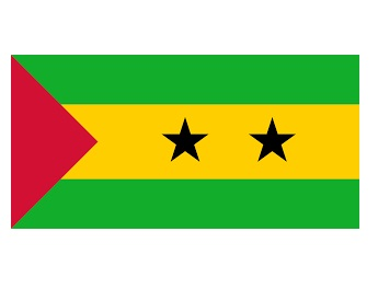 373589 NATIONALFLAG,SIZE:3'x4',SAOTOME&PRINCIPE