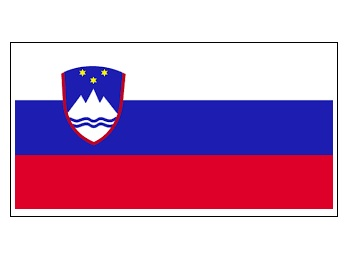 373598 NATIONALFLAG,SIZE:3'x4',SLOVENIA
