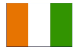 373753 NATIONALFLAG,SIZE:3'x5',COTED'IVOIRE