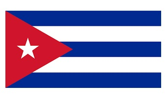 373755 NATIONALFLAG,SIZE:3'x5',CUBA