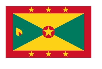 373786 NATIONALFLAG,SIZE:3'x5',GRENADA