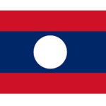 373817 NATIONALFLAG,SIZE:3'x5',LAOS