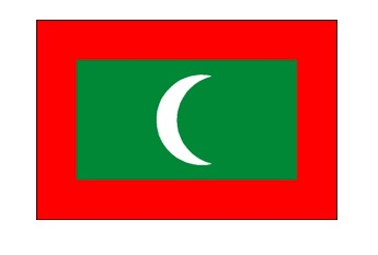 373831 NATIONALFLAG,SIZE:3'x5',REPUBLICOFMALDIVES