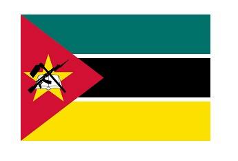 373846 NATIONALFLAG,SIZE:3'x5',MOZAMBIQUE