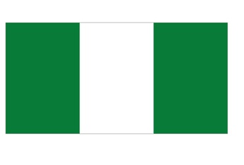 373857 NATIONALFLAG,SIZE:3'x5',NIGERIA