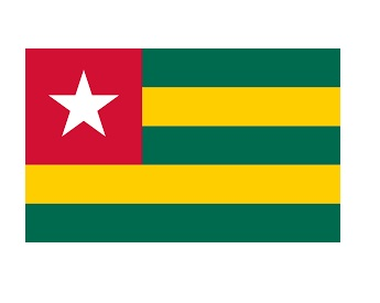 373917 NATIONALFLAG,SIZE:3'x5',TOGO