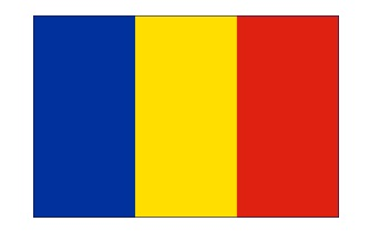 374043 NATIONALFLAG,SIZE:4'x6',REPUBLICOFCHAD