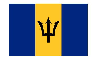 374319 NATIONALFLAG,SIZE:6'x8',BARBADOS