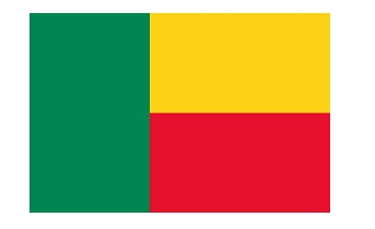 374323 NATIONALFLAG,SIZE:6'x8',BENIN