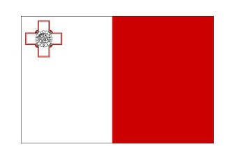 374433 NATIONALFLAG,SIZE:6'x8',MALTA