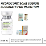 390643 HYDROCORTISONESODIUMSUCCINATEFORINJECTION100MG