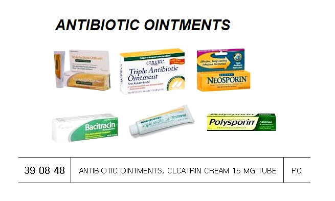 390848 ANTIBIOTICOINTMENTS,CLCATRINCREAM15MGTUBE