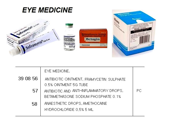 390858 EYEMEDICINE,ANAESTHETICDROPS,AMETHOCAINEHYDROCHLORIDE0.5%5ML
