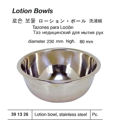 391326 LOTIONBOWLST.STEEL