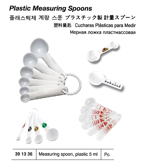 391336 MEASURINGSPOONPLASTIC5ML