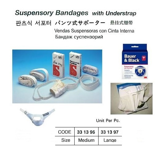 391396 SUSPENSORYBANDAGEWITHUNDERSTRAPSSIZE-M