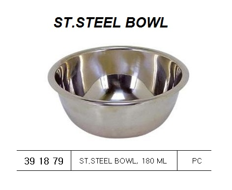391879 ST.STEELBOWL,180ML