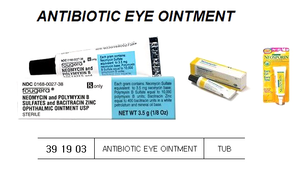 391903 ANTIBIOTICEYEOINTMENT
