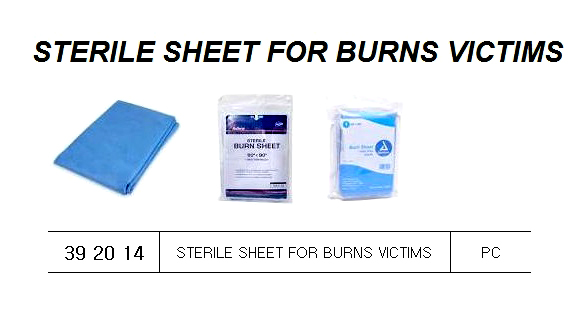 392014 STERILESHEETFORBURNSVICTIMS