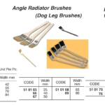 510165 ANGLERADIATORBRUSH(DOGLEG),25MMWIDTH