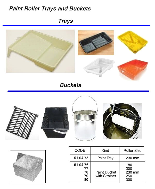 510477 TINNEDPAINTBUCKETWITHSTRAINERFOR200MMPAINTROLLER