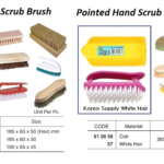 510651 SQUAREHANDSCRUBBRUSH,COIR