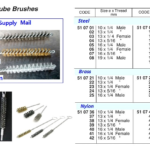 510711 CONDENSERTUBEBRUSH,STEEL,22MMx1/2"MALETHREAD