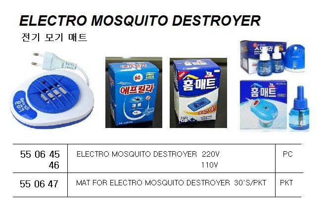 550647 MATFORELECTROMOSQUITODESTROYER30'S/PKT