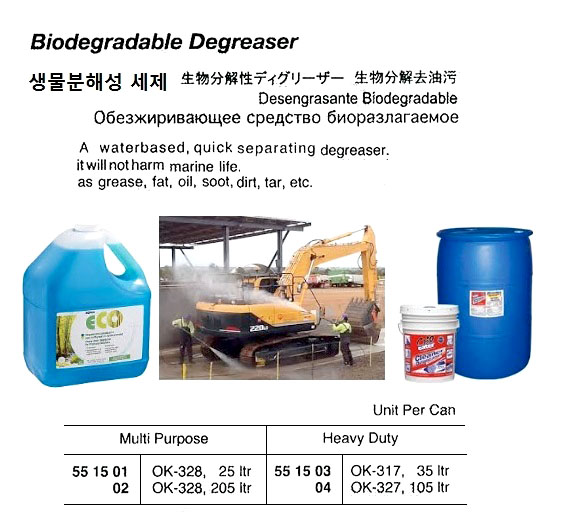 551502 BIODEGRADABLEDETERGENT,MULTIPURPOSE,OK-328,205LTR