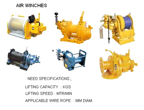 5906B AIRWINCHWITH1.LIFTINGCAPACITY:KGS2.LIFTINGSPEED:MTR/MINITE3.APPLICATIONWIREROPE:MMDIAMETER.