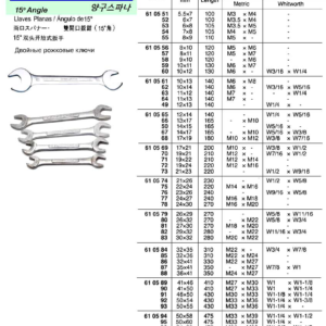 610563 DOUBLEOPENENDWRENCH11x12MM