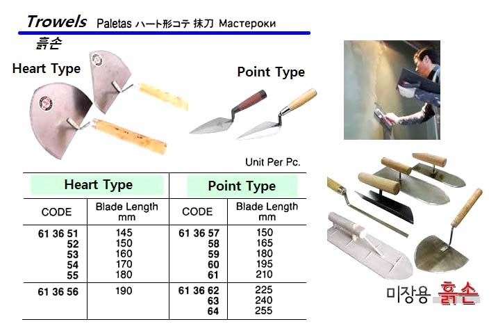 613658 POINTTYPETROWEL,165MM
