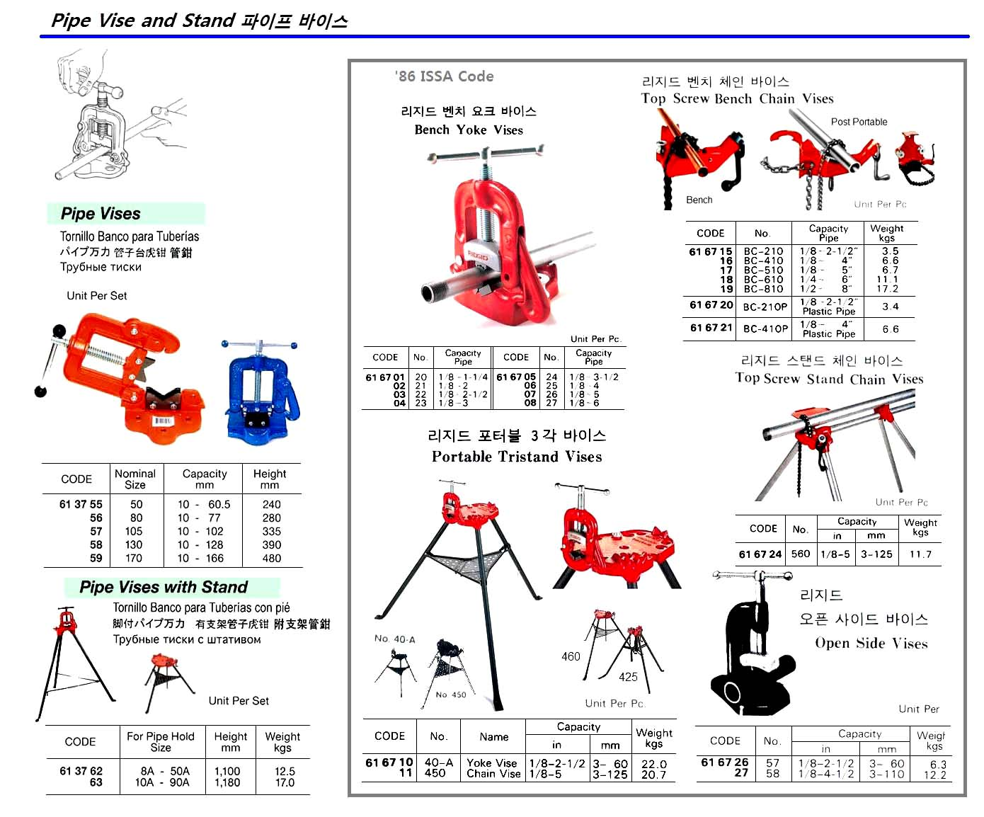 613763 PIPEVISEWITHSTANDFOR10A-90APIPE,HEIGHT1180MM