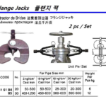 615184 FLANGEJACK#202PCS/SET