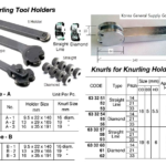 633252 KNURLFORKNURLINGHOLDERS,PITCH21STRAIGHTLINEOD16MM