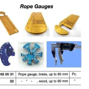 650532 WOODROPEGAUGE,UPTO90MM