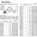 653232 PRESSUREGAUVE,FILLEDWITHGLYCERINE,BOTTOMBACKCONNETIONDIRECTMOUNT,#MERG22111500G,0~60BAR,80MMDIA,