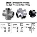 731765 STEELTHREADEDCROSS,H.P.3/4