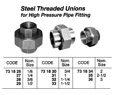 731829 STEELTHREADEDUNION,H.P.1/2
