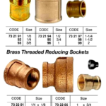 732203 BRASSTHREADEDREDUCINGSOCKET,1/2x3/8