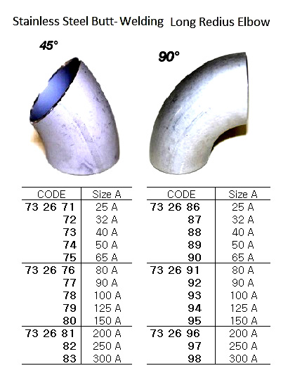 732675 ST.STEELBUTT-WELDINGLONGRADIUSELBOW,45DEG,SCH-10,65A