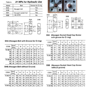 734821 SLIP-ONWELDING,SQUAREPIPEFLANGE,21MPAFORHYD.USE,SSA(HEX.SOCKETHEADCAPSCREWWITHGRROVEFORORING)15A